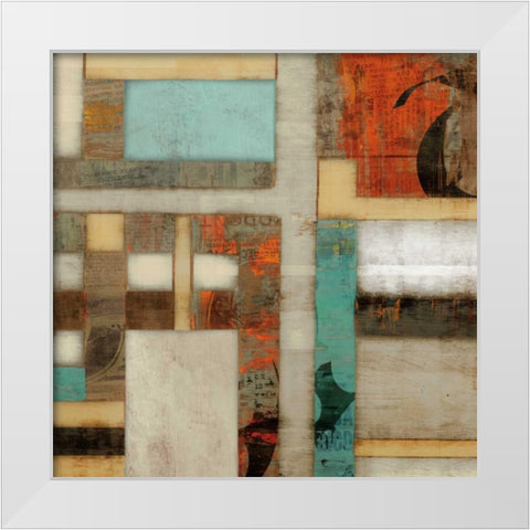 Lausa II  White Modern Wood Framed Art Print by Selkirk, Edward