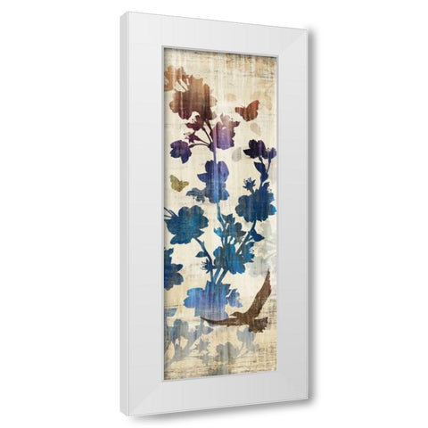 Wallflower Fantasy II White Modern Wood Framed Art Print by Selkirk, Edward