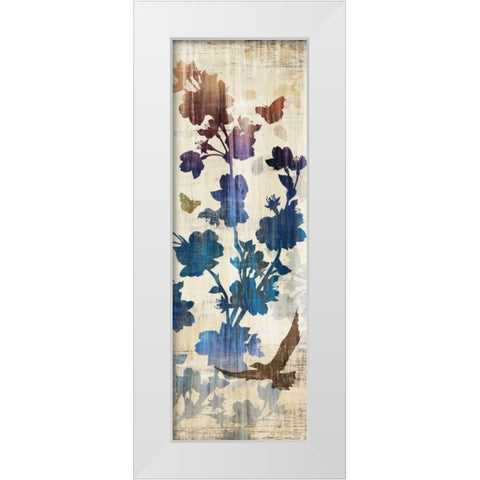 Wallflower Fantasy II White Modern Wood Framed Art Print by Selkirk, Edward