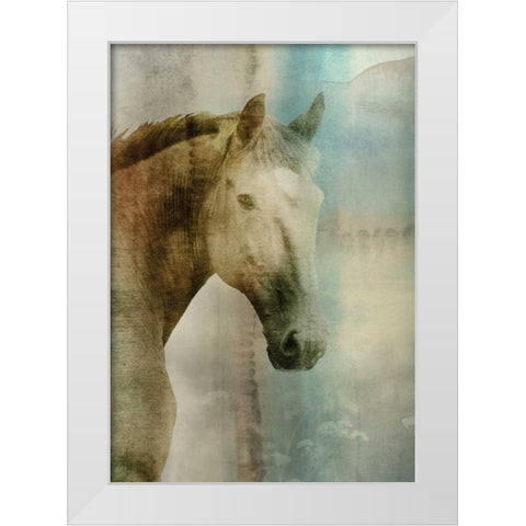 Lotta White Modern Wood Framed Art Print by Selkirk, Edward