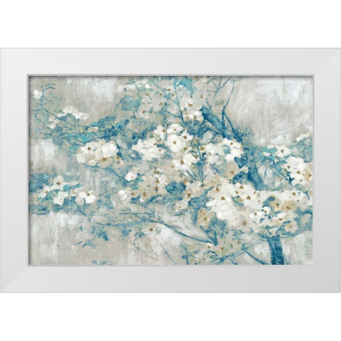 Dogwood Bloom White Modern Wood Framed Art Print by Selkirk, Edward