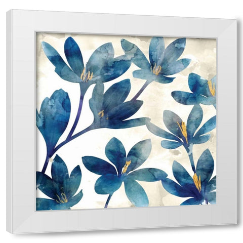 Veranda Blue I White Modern Wood Framed Art Print by Selkirk, Edward