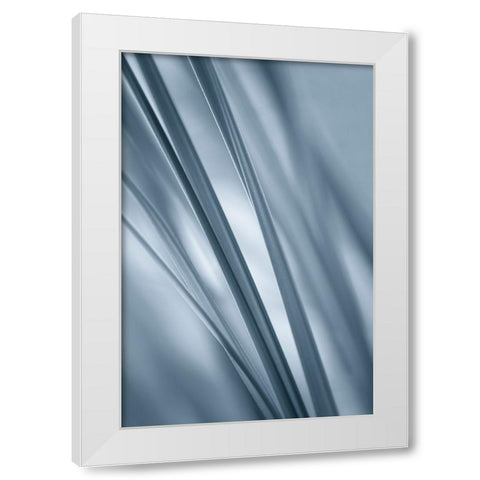 Slanting  White Modern Wood Framed Art Print by Schwartz, Don