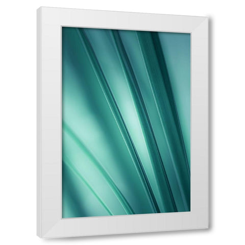Tilting Blades  White Modern Wood Framed Art Print by Schwartz, Don