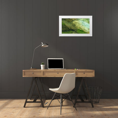 Fontaine Abstract I White Modern Wood Framed Art Print by Crainford, Steven