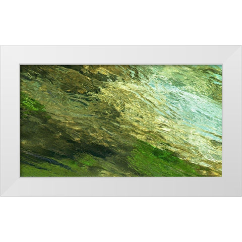 Fontaine Abstract I White Modern Wood Framed Art Print by Crainford, Steven