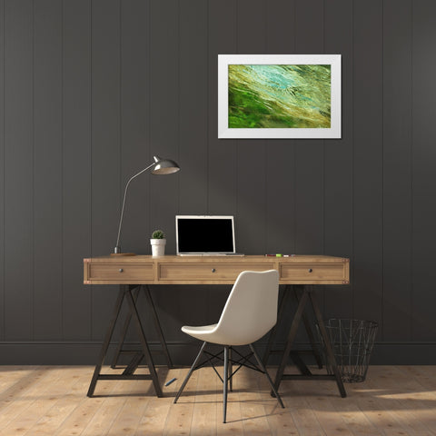 Fontaine Abstract II White Modern Wood Framed Art Print by Crainford, Steven
