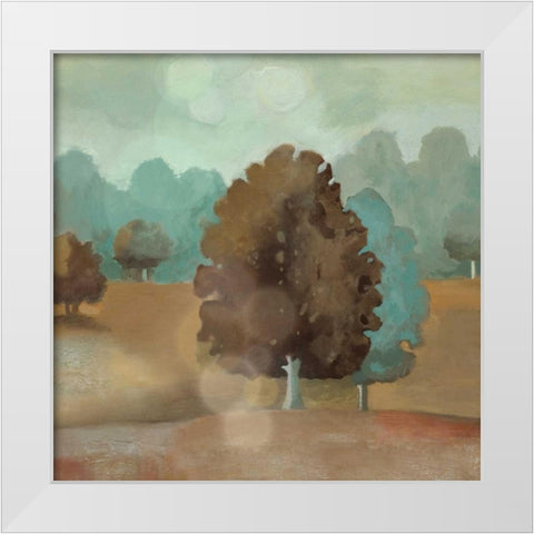 Perry Hill II White Modern Wood Framed Art Print by Litvak, Steve