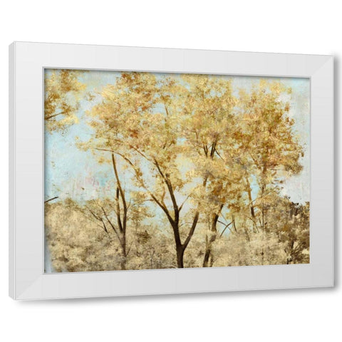 Gold Guard White Modern Wood Framed Art Print by Theodosiu, Matina