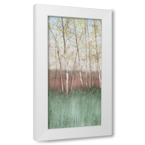 Late Sunday White Modern Wood Framed Art Print by Theodosiou, Matina