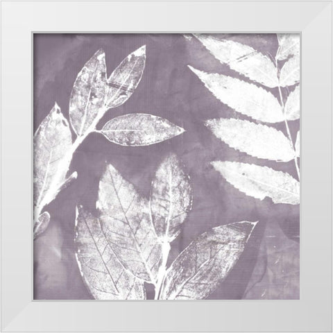 Petal Imprint II White Modern Wood Framed Art Print by Theodosiu, Matina