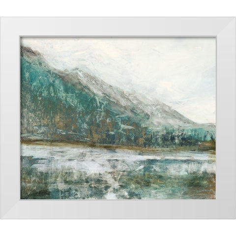 Alpine Air  White Modern Wood Framed Art Print by Theodosiou, Matina