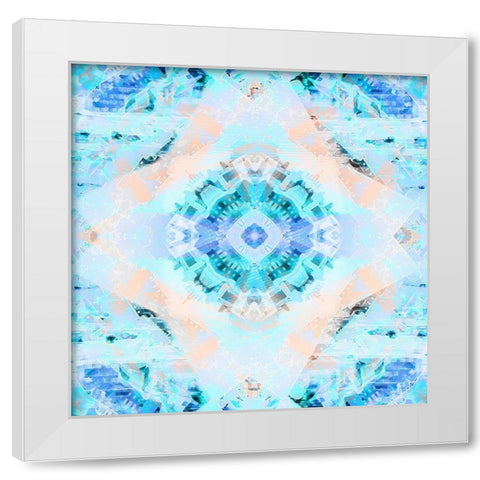 Starry Divine  White Modern Wood Framed Art Print by Trimmel, Petra
