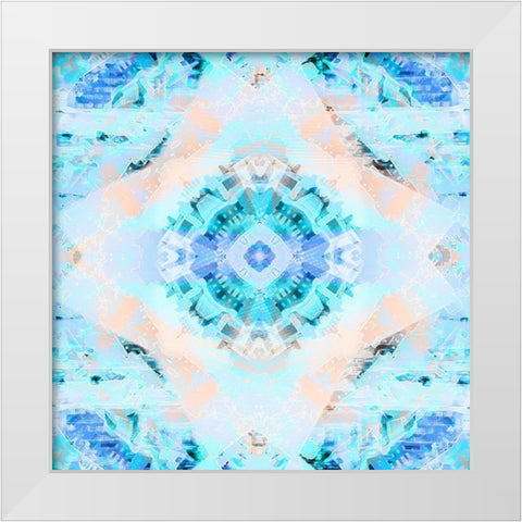 Starry Divine  White Modern Wood Framed Art Print by Trimmel, Petra