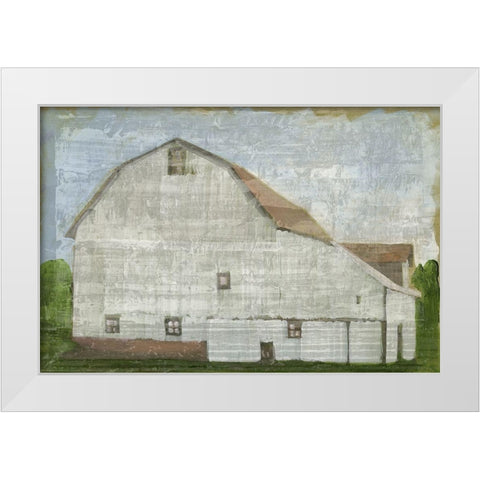 Country Barn I  White Modern Wood Framed Art Print by Stellar Design Studio
