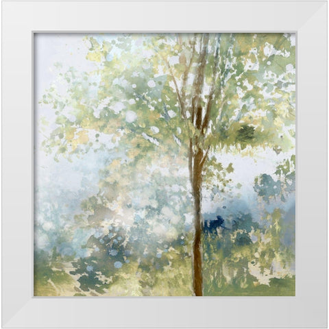 In the Light  White Modern Wood Framed Art Print by Utsal, Helen