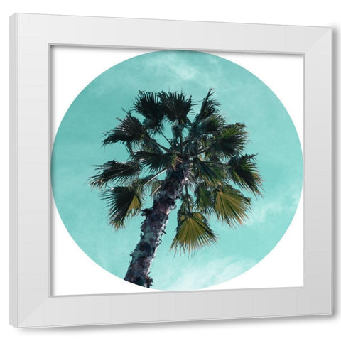 Ocean Drive I  White Modern Wood Framed Art Print by J:L Design