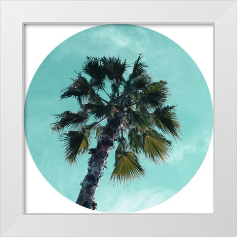 Ocean Drive I  White Modern Wood Framed Art Print by J:L Design