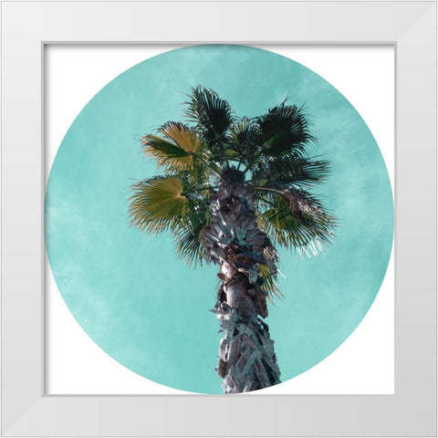Ocean Drive II  White Modern Wood Framed Art Print by J:L Design