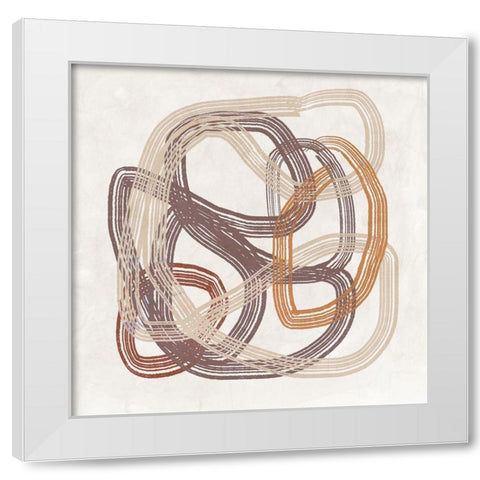 Trinity I  White Modern Wood Framed Art Print by J:L Design