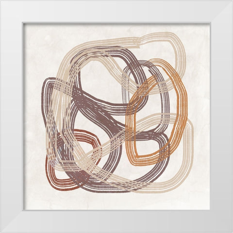 Trinity I  White Modern Wood Framed Art Print by J:L Design