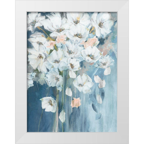 Bouquet of White PoppiesÂ  White Modern Wood Framed Art Print by Pepe, Susan