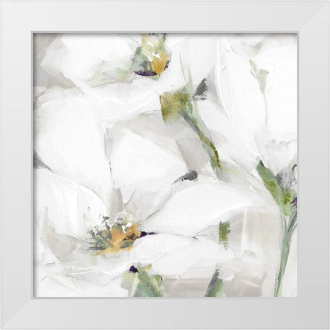White Purity  White Modern Wood Framed Art Print by Pepe, Susan