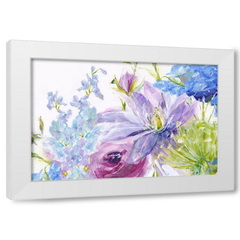 Gathered Garden  White Modern Wood Framed Art Print by Pepe, Susan
