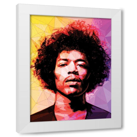 Jimi White Modern Wood Framed Art Print by Varrasso, Enrico