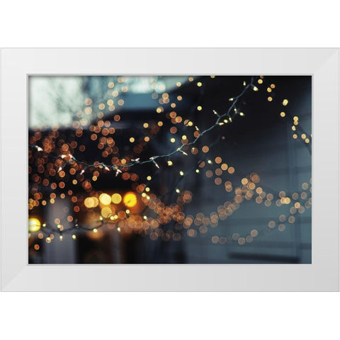 Lets get Lost White Modern Wood Framed Art Print by Victoria, Chelsea