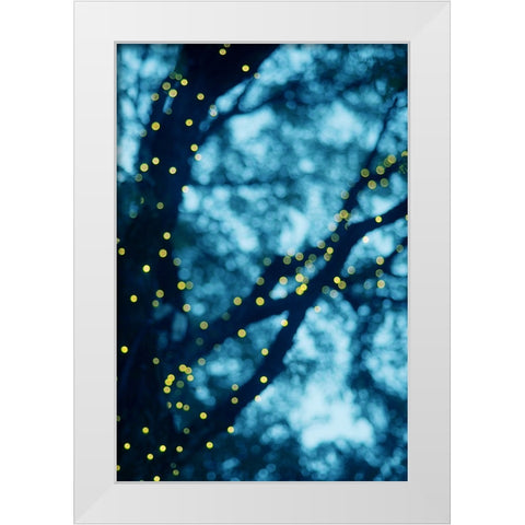 Through the Bokeh White Modern Wood Framed Art Print by Victoria, Chelsea