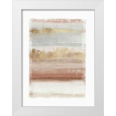 Apprehend  White Modern Wood Framed Art Print by Medvedeva, Anna