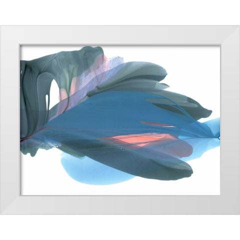 Wing Feathers White Modern Wood Framed Art Print by McFarland, Vicki