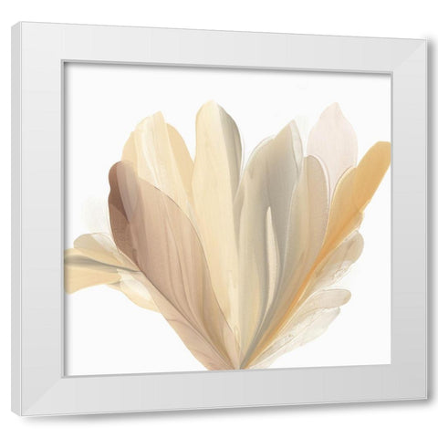 Blooming Wisdom  White Modern Wood Framed Art Print by McFarland, Vicki