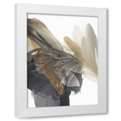 Emerging Gold I  White Modern Wood Framed Art Print by McFarland, Vicki