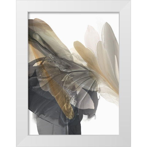 Emerging Gold I  White Modern Wood Framed Art Print by McFarland, Vicki