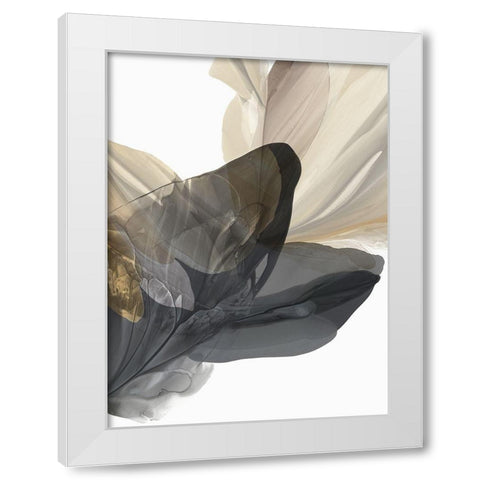 Emerging Gold II White Modern Wood Framed Art Print by McFarland, Vicki
