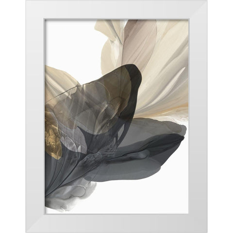 Emerging Gold II White Modern Wood Framed Art Print by McFarland, Vicki