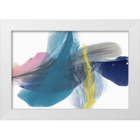 Colour Wonderful  White Modern Wood Framed Art Print by McFarland, Vicki