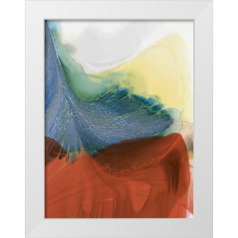 Ecstatic Dance I  White Modern Wood Framed Art Print by McFarland, Vicki