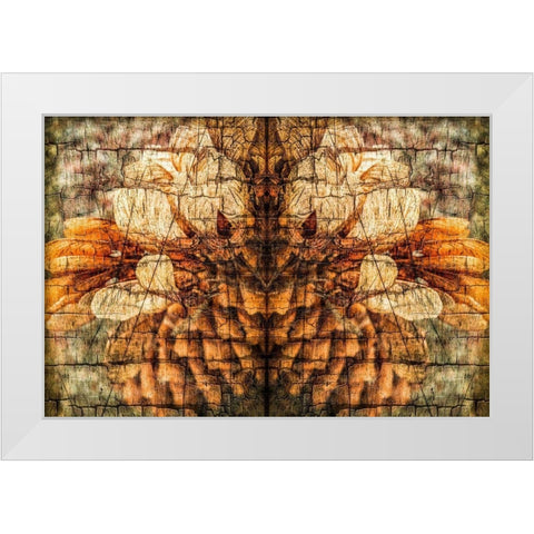 Autumnal Spirit I White Modern Wood Framed Art Print by Vincze