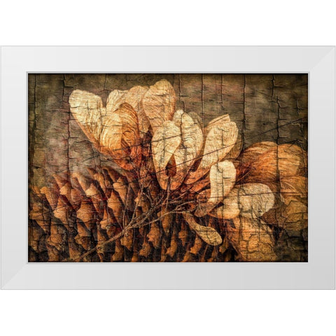 Autumnal Details I White Modern Wood Framed Art Print by Vincze