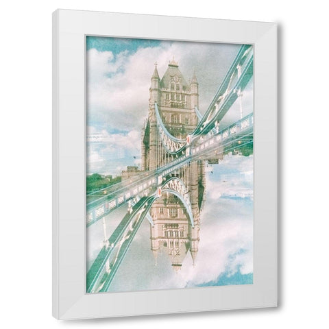 The Inbetween  White Modern Wood Framed Art Print by Vandenabeele, Robin