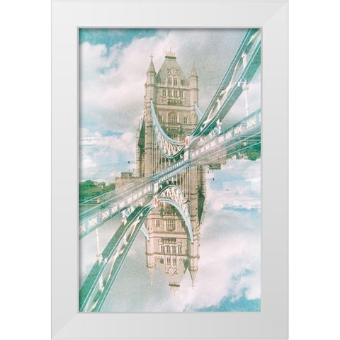 The Inbetween  White Modern Wood Framed Art Print by Vandenabeele, Robin