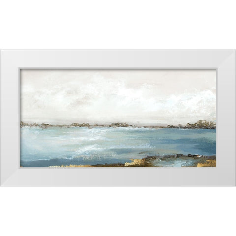 Splendor Moment White Modern Wood Framed Art Print by Mavis, Luna