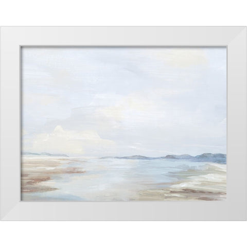 Tranquility of Water I White Modern Wood Framed Art Print by Mavis, Luna