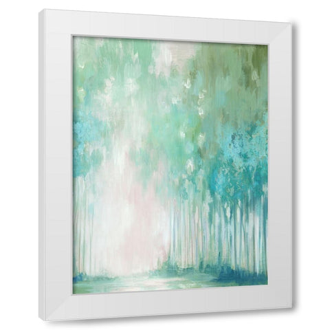 Whispers of the Woods II White Modern Wood Framed Art Print by Mavis, Luna