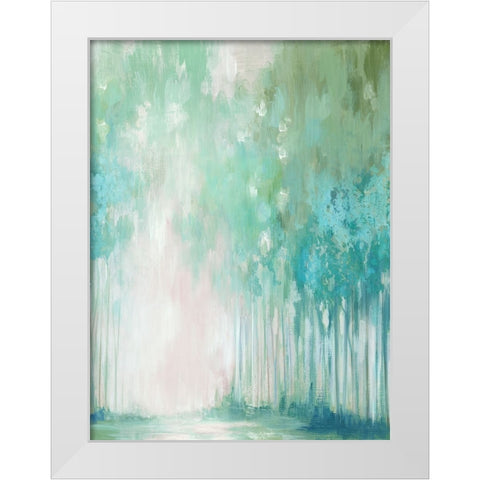 Whispers of the Woods II White Modern Wood Framed Art Print by Mavis, Luna