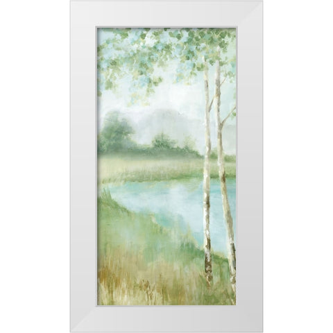Birchwood Enchantment II White Modern Wood Framed Art Print by Mavis, Luna