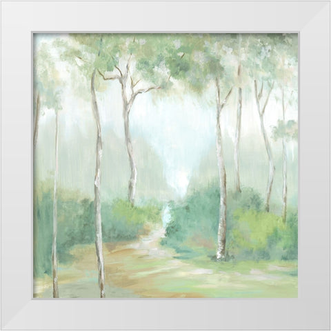 Foggy Forest Mystery II White Modern Wood Framed Art Print by Mavis, Luna